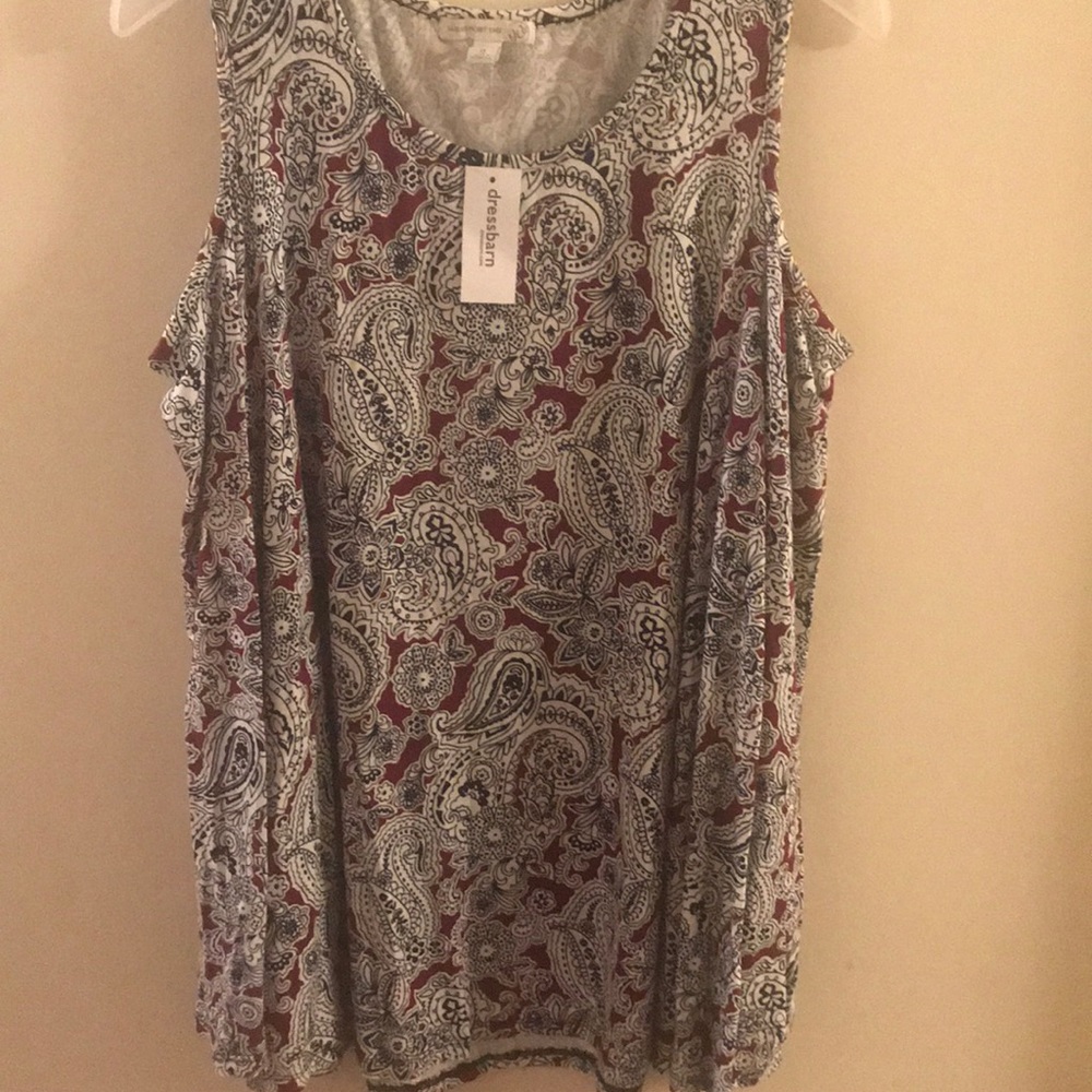 Cold shoulder top from Dress Barn